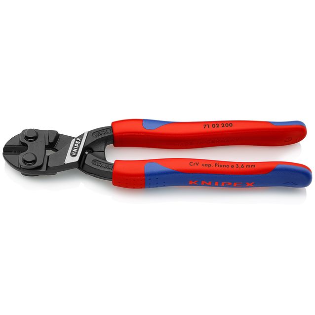 Pulttisakset Knipex 200 mm 2-K kahvat