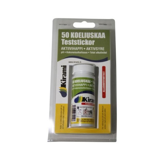 Koeliuskat Kirami Happi pH Alkalisuus 50 kpl