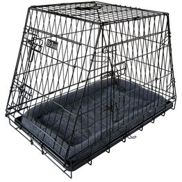 Koiran häkki Brava Viisto eri kokoja musta