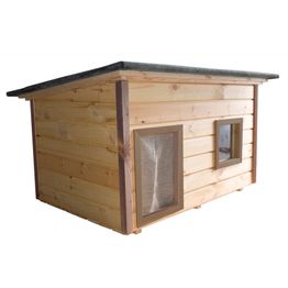 Koirankoppi Villa, eteisellä ja ikkunalla