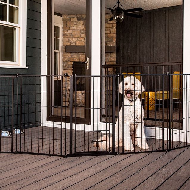 Koiraportti ja pentuaitaus ulkokäyttöön Carlson Superleveä eri kokoja