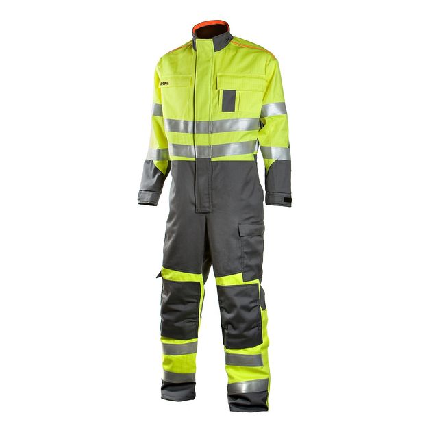 Kokohaalari Dimex 6003 hi-vis harmaa/keltainen