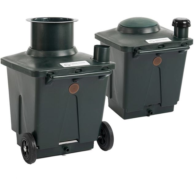 Kompostikäymälä Pikkuvihreä Green Toilet Family 120, vaihtosäiliöllä