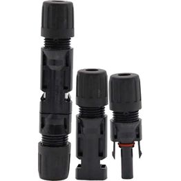 MC4-virtaliitinpari aurinkopaneeleihin Kontio Solar, sis. uros- ja naarasliittimen