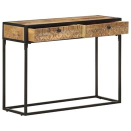 Konsolipöytä 100x35x75 cm täysi mangopuu (21713)