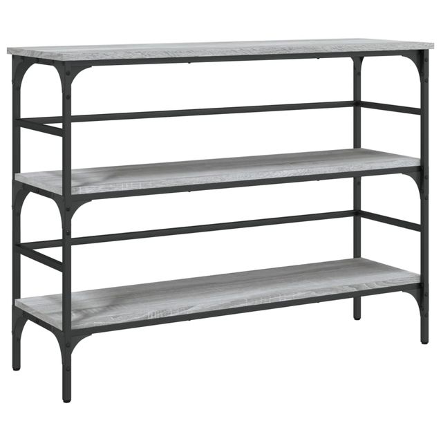 Konsolipöytä harmaa Sonoma 100x32x75 cm tekninen puu (39051)