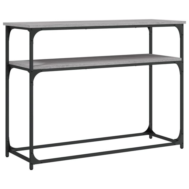 Konsolipöytä harmaa Sonoma 100x35,5x75 cm tekninen puu (34068)