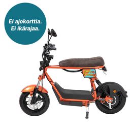 Sähköskootteri Kontio Motors eManki 15 km/h oranssi