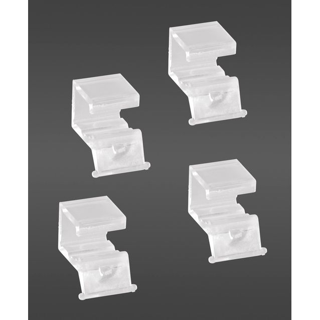 Korinpysäytin estää lankakoria liukumasta kiskojen varasta liian kauas eteen ja putoamasta