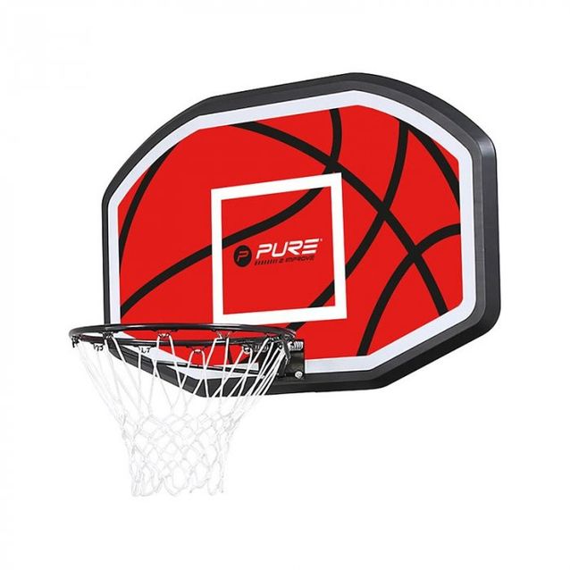 Koripallolevy Pure2Improve Basketball Backboard seinäkiinnitys