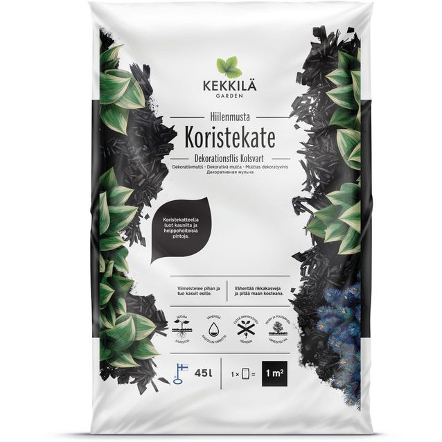 Koristekate Kekkilä Hiilenmusta 60 säkkiä x 45 l lava 2700 litraa