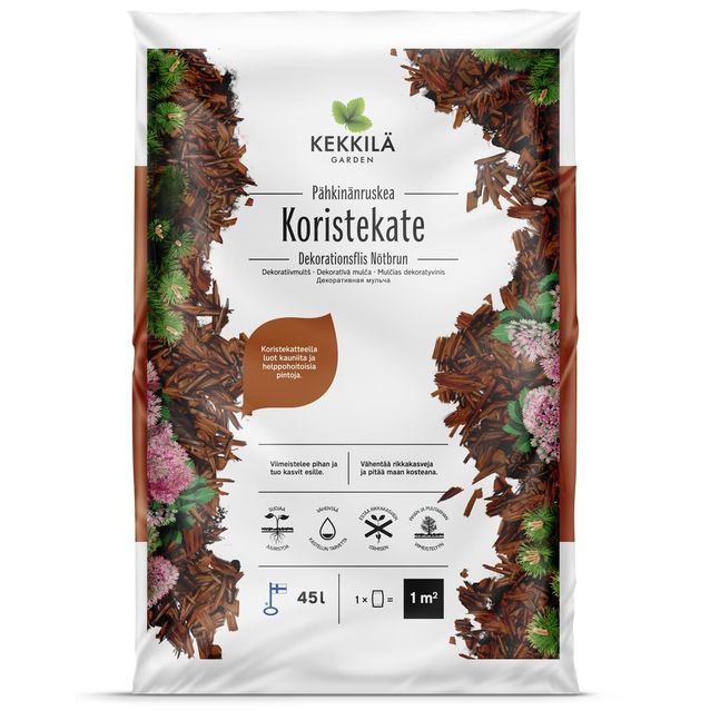 Koristekate Kekkilä Pähkinänruskea 60 säkkiä x 45 l lava 2700 litraa