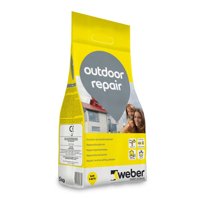 Korjaus- ja tasoituslaasti Weber Outdoor Repair 5 kg