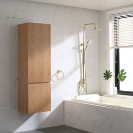 Korkea kaappi Bahtlife Lättsam 1500x450 mm tammi