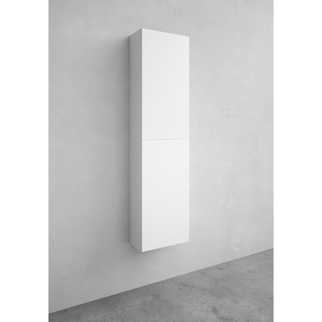 Korkea kaappi Noro Flex Compact City/Studio valkoinen matta