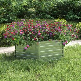 Istutuslaatikko, galvanoitu teräs, eri kokoja