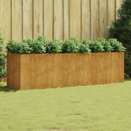 Istutuslaatikko 280x80x80 cm corten-teräs