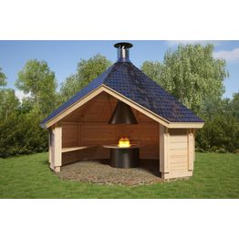 Kotalaavu Jalotakka 7,8 m² + Nuotiogrilli