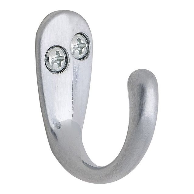 Koukku Beslag Design Viskan, harjattu kromi