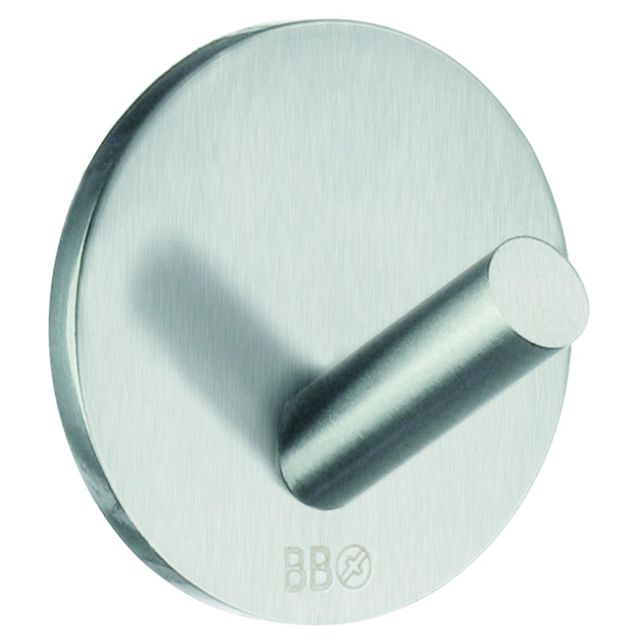 Koukku mini Beslagsboden B1080 tarrakiinnitteinen harjattu rst