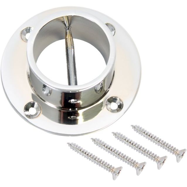 Köyden seinäkiinnike Piippo Ø 36mm kromattu