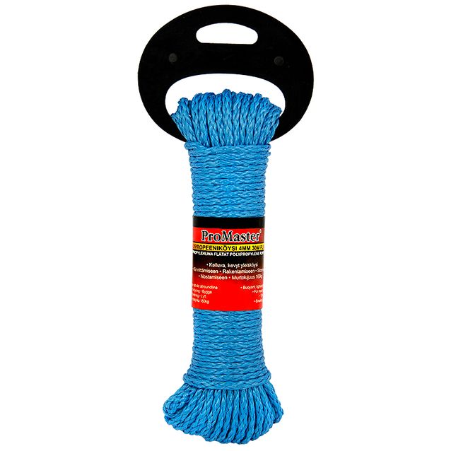 Köysi ProMaster PP 4 mm, punottu 30 m
