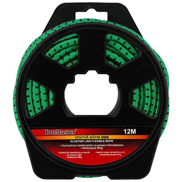 Köysi ProMaster venyvä 8 mm x 12 m