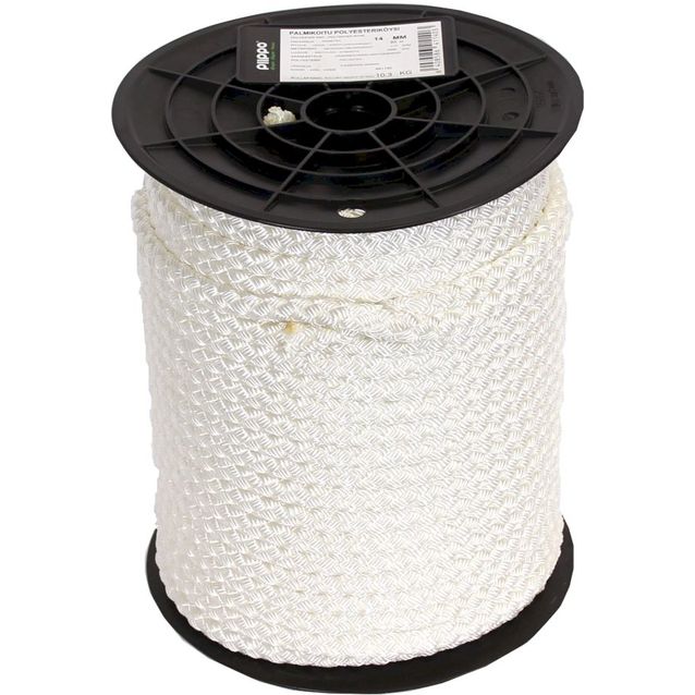 Köysikela Piippo palmikoitu polyesteriköysi 14mm x 85m