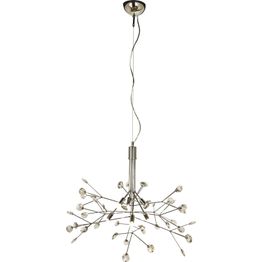 Kristallikattovalaisin Aneta Lighting Fiesta kromi/kirkas K9-kristallilasi