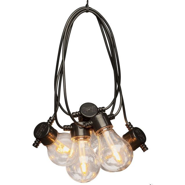 Juhlavalosarja ladatavalla aurinkopaneelilla Konstsmide, 10 x vaihdettava LED