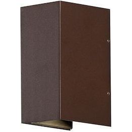 LED-seinävalaisin Konstsmide Cremona 7940-970, 2x3W, High Power, ruoste