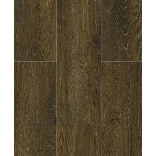 Kuitusementtilankku Triofloor Micodur Savutammi Olive, 7.5x200x1235mm