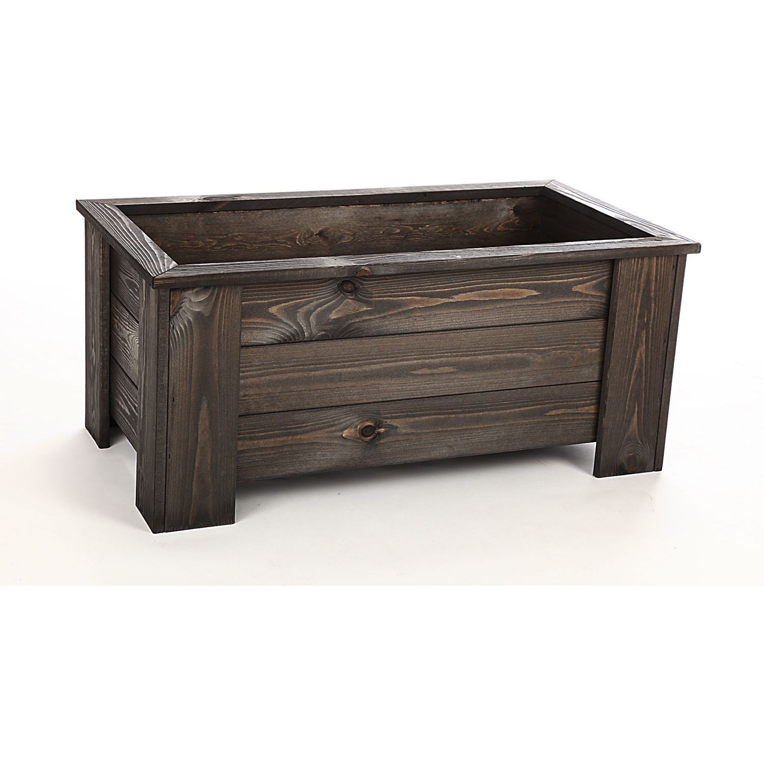 Kukkalaatikko Miljöökoriste suorakaide grafiitin harmaa