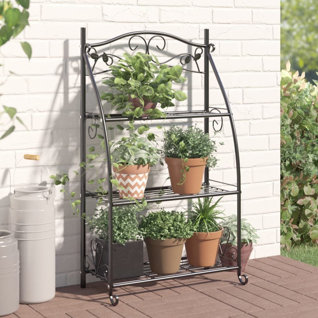 Kukkateline Musta 56x30x96 Cm Ter s kukkateline-musta-56x30x96-cm-ter-s