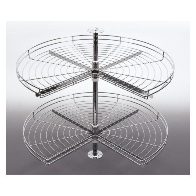 Kulmakaappikaruselli Grip 3/4 alakiinnitteinen eri kokoja