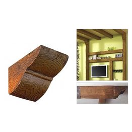 Kulmakappale 200x130mm sisustuspalkille, vaalea tammi