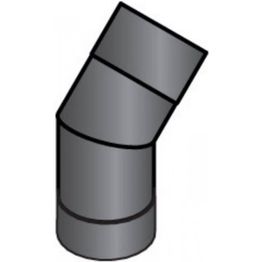 Kulmaputki Harvia 45-astetta Musta