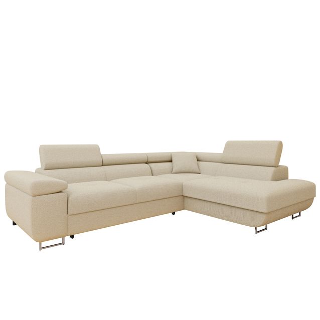 Kulmasohva TOREZIO, 4-istuttava, beige (2084)