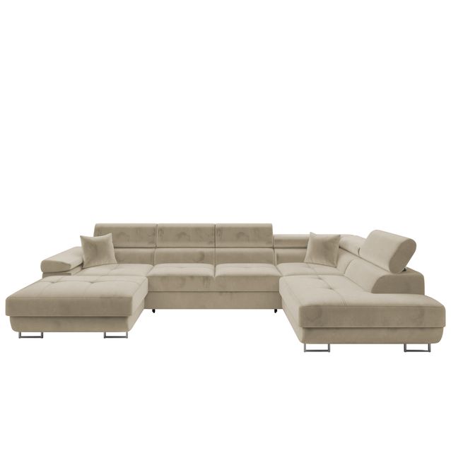 Kulmasohva TOREZIO BIS, 6-istuttava, beige (8115)