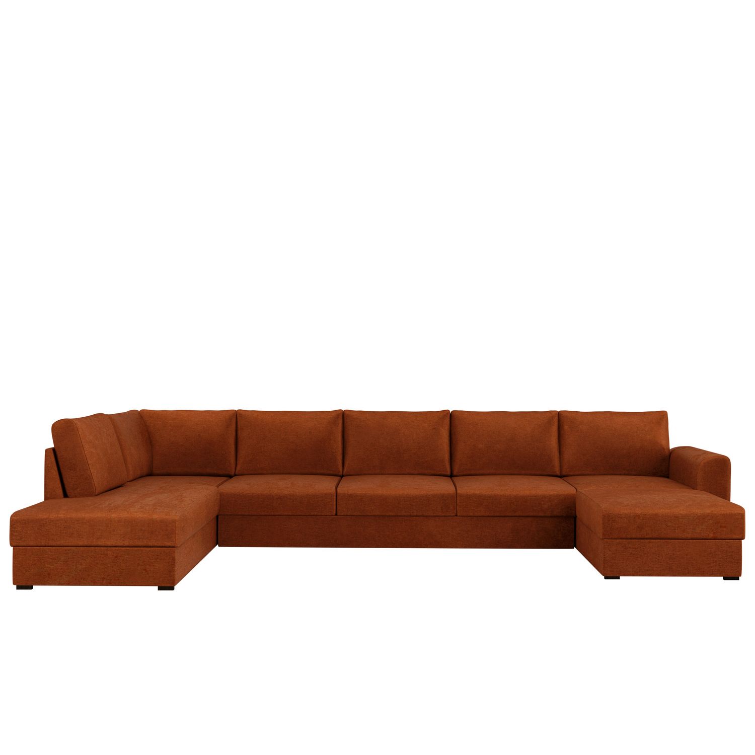 U-sohva WILMA LARGE, 8-istuttava, ruskea (1053)