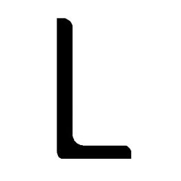 Kulmatanko teräs erikylkinen 90x60x8 mm S235JR pituus 6 m