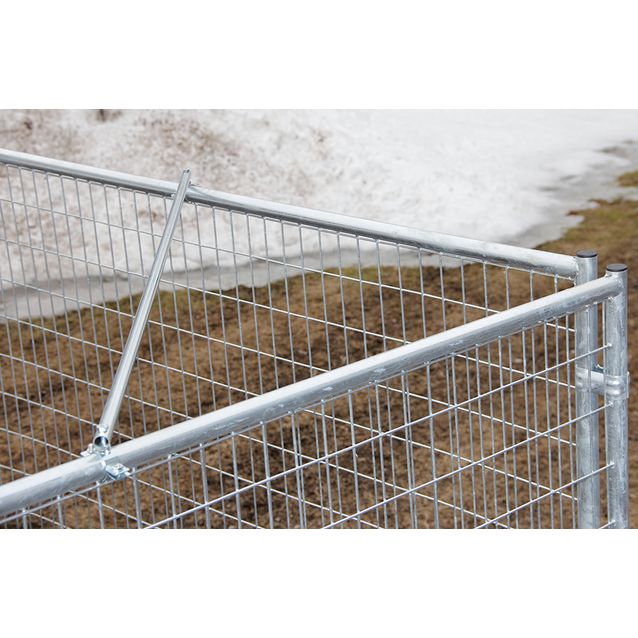 Kulmatuki Jämpti Pro kuumasinkittyyn tarhaan