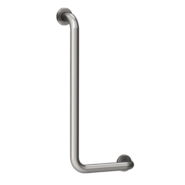 Kulmatukikahva Polaria 90° EH-N1224D-IXX, 300x600 mm, oikea, ruostumaton teräs