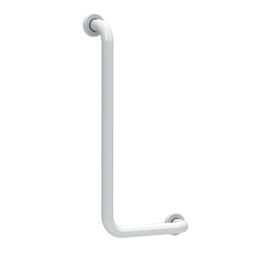 Kulmatukikahva Polaria 90° EH-N1224D-PCX, 300x600 mm, oikea, valkoinen