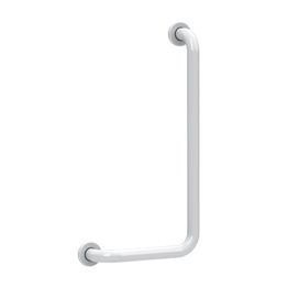 Kulmatukikahva Polaria 90° EH-N1224S-PCX, 300x600 mm, vasen, valkoinen