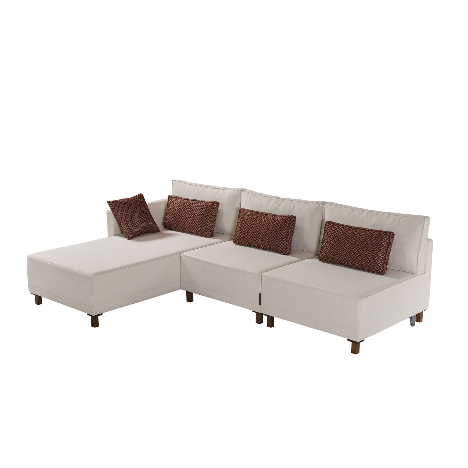 Kulmavuodesohva Linento Furniture Matris, beige, vasen
