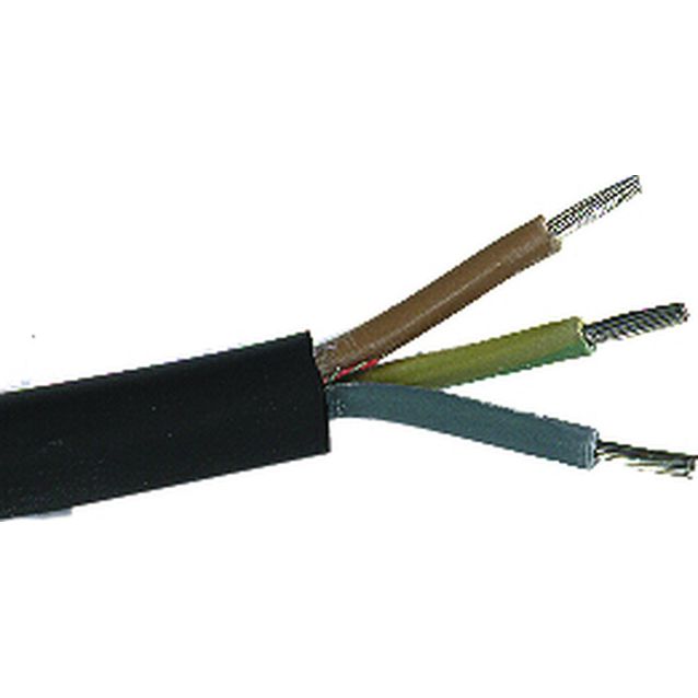 Kumikaapeli Gelia VSEN 5x2.5 S H07RN-F 10m musta