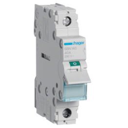 Kuorman kytkinvipu SBN140 0-1 1N 40A 230VAC DIN Hager