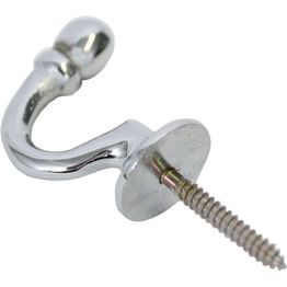 Kuulakoukku Piippo kromattu 2 kpl/pss