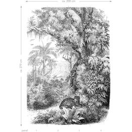 Metsätapetti Esta Paradise XL Leopard in Jungle, 2x2,79m